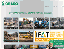 Tablet Screenshot of craco.de